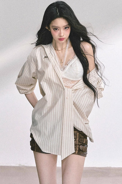 French Stripe Sunscreen Shirt