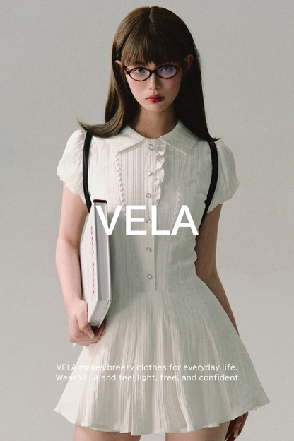 College Style Hot Girl Tea Break Dress