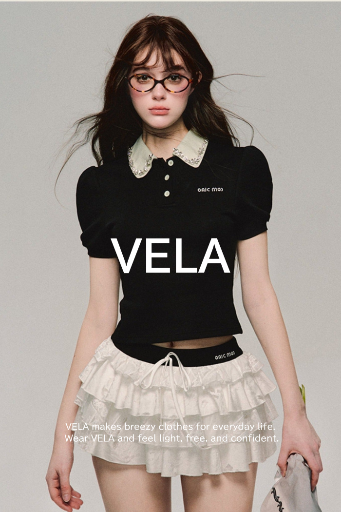 Polo Neck Short Sleeved Stretch Panelled Top