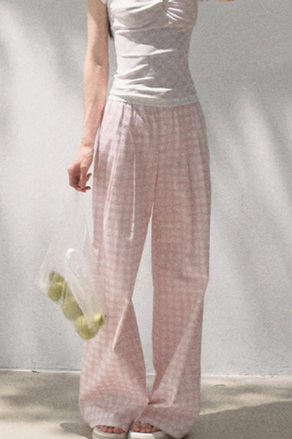 Wide-Leg Tencel Hemp Pants