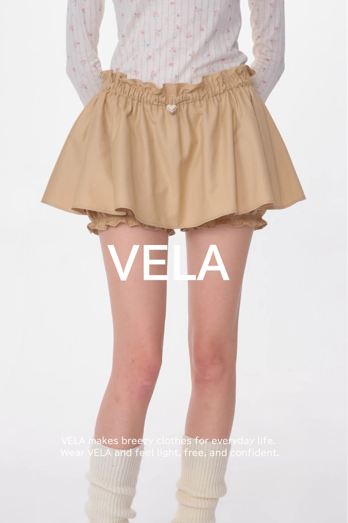 High-Waist Fungus A-Line Skirt Shorts