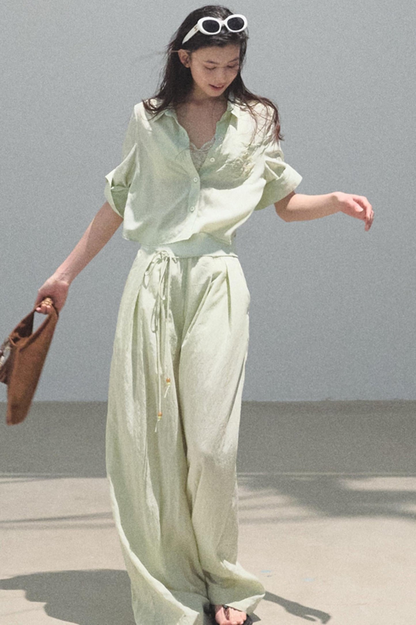 Lake Lyocell Beaded Shirt