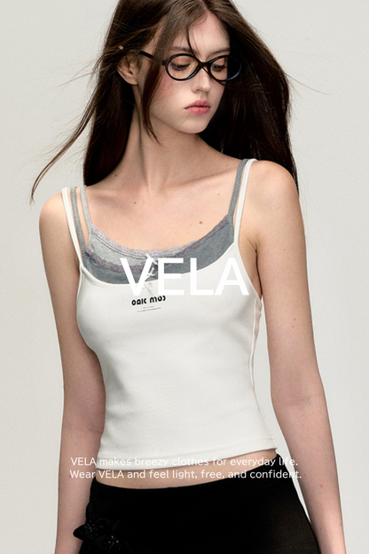 Lace Bow Camisole Vest