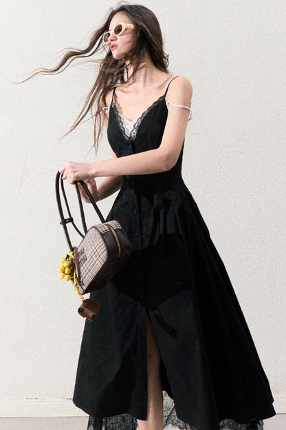 Elegant Waist Slip Dress
