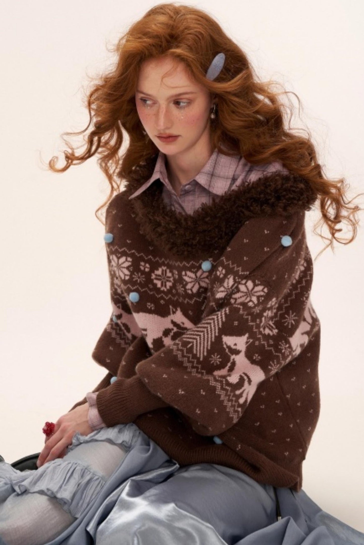 Fox Fair Island Knitted Sweater