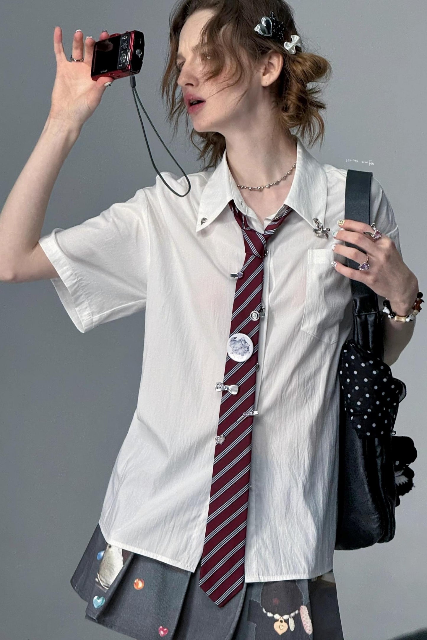 White Short Sleeve Top