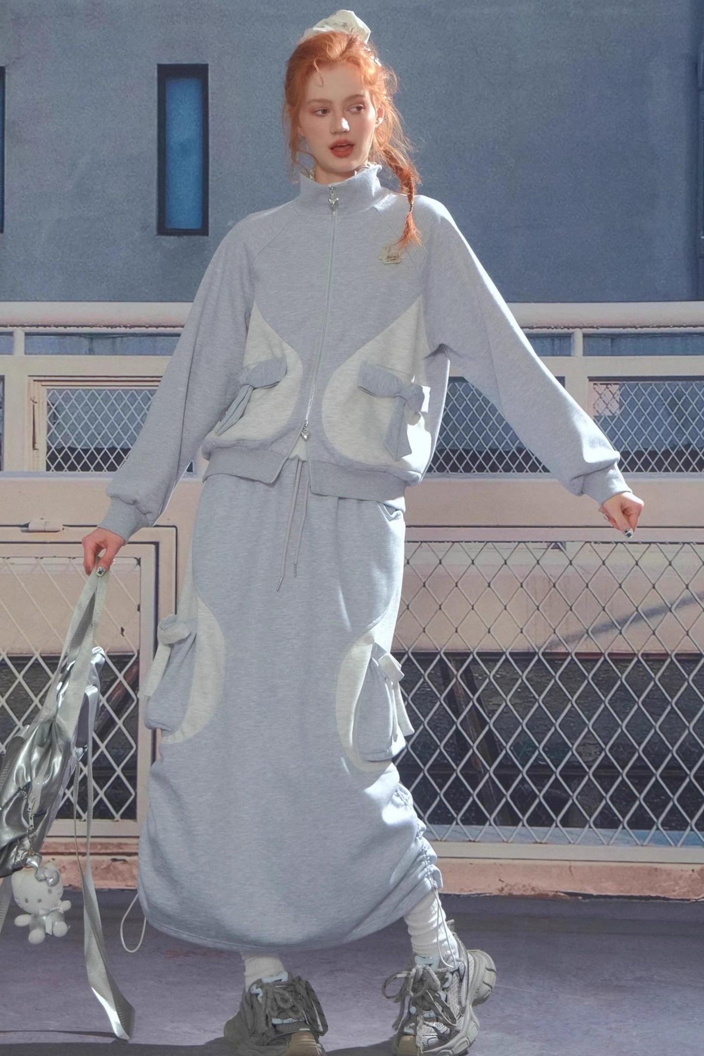 Autumn Design High Waist Skirt