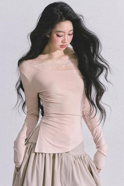 Barbaric Lace Off The Shoulder Top
