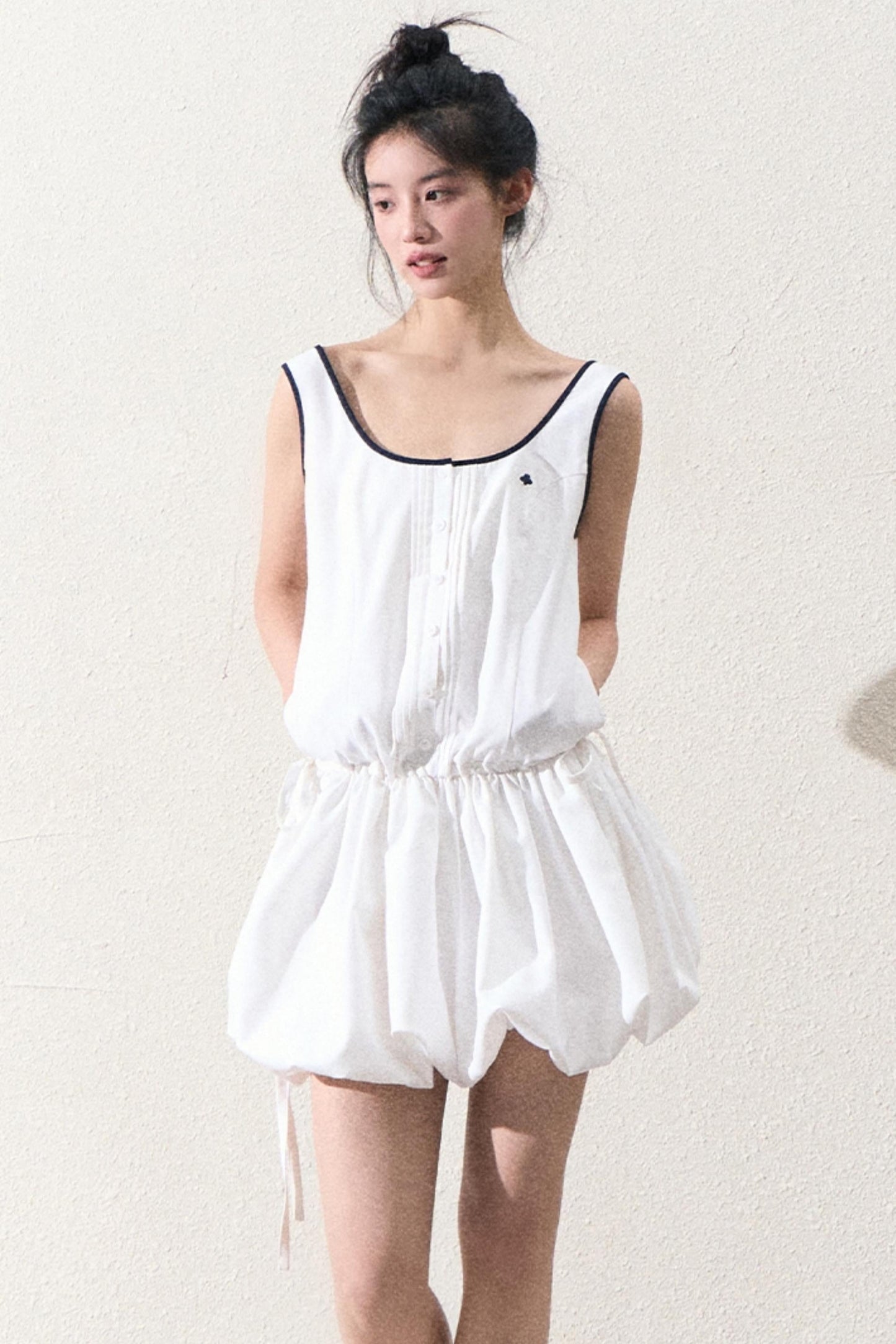 Sporty Chic Bud Skirt Dress