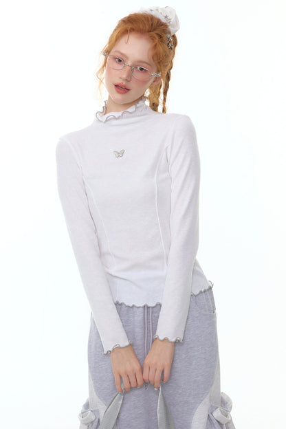 American Slim High Neck Top