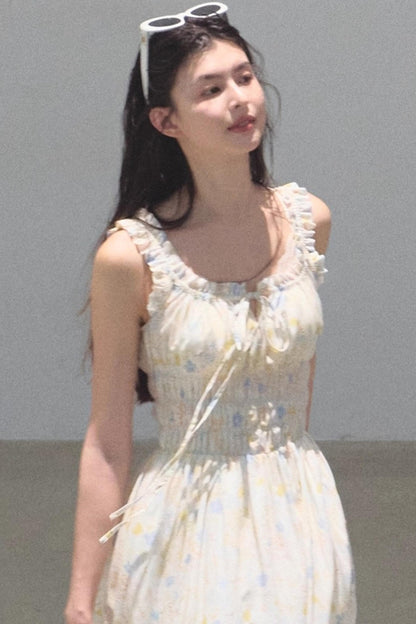 Bubbling Soda Printed Slip Dress