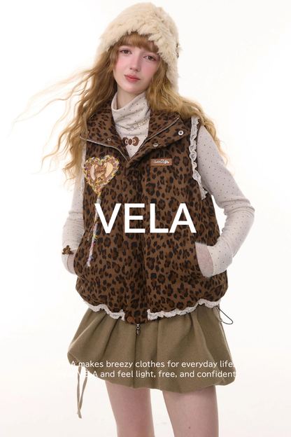 秋季豹纹蕾丝外套