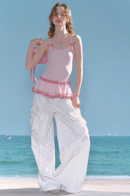 Summer Lace Knit Camisole