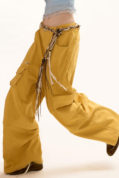 Yellow Summer Work Pants