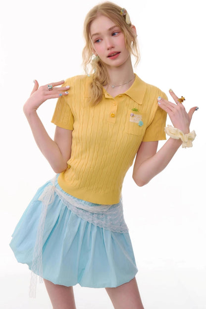 Summer Slim Fit Polo Tee