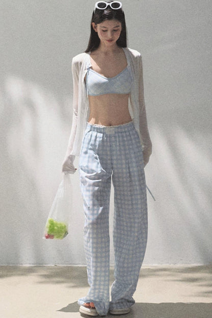 Stretch Chambray Camisole Set