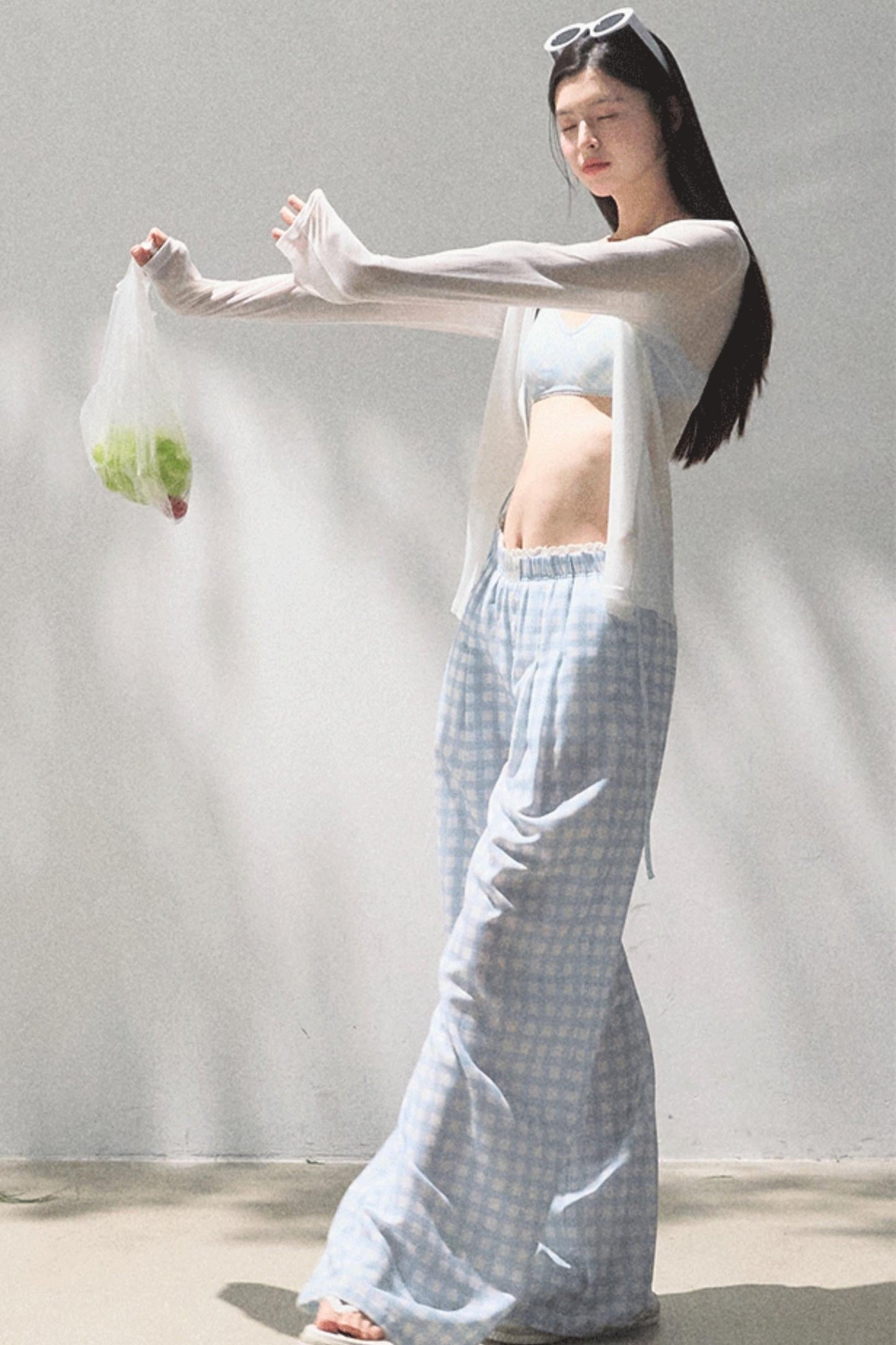 Stretch Chambray Camisole Set