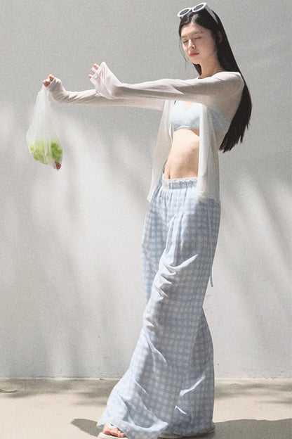 Stretch Chambray Camisole Set