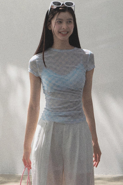 Stretch Chambray Camisole Set