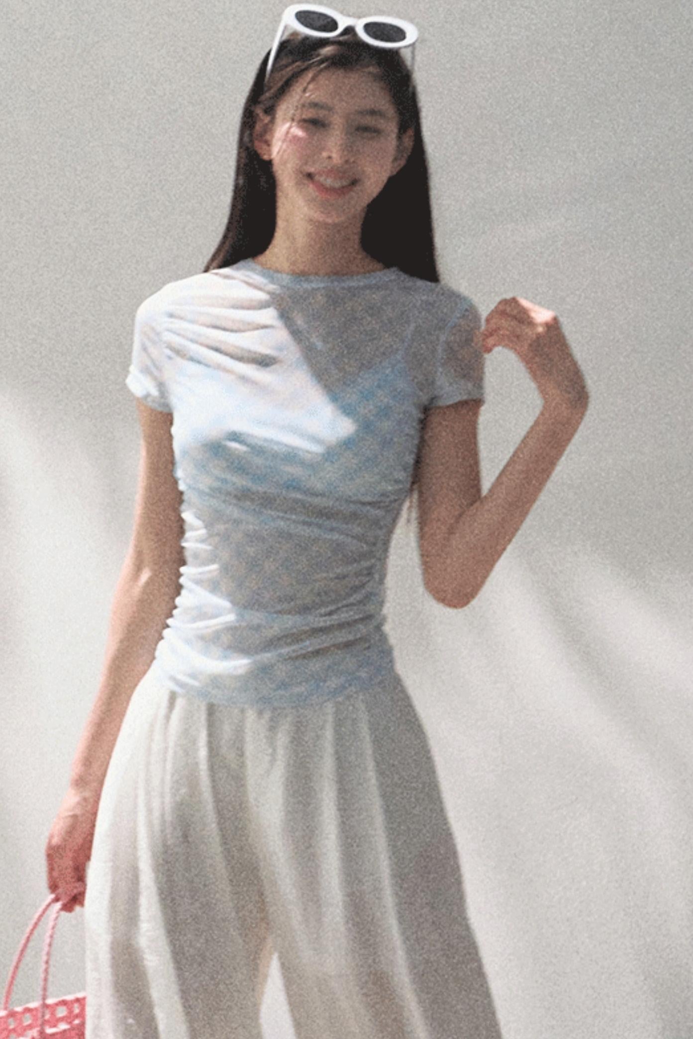 Stretch Chambray Camisole Set