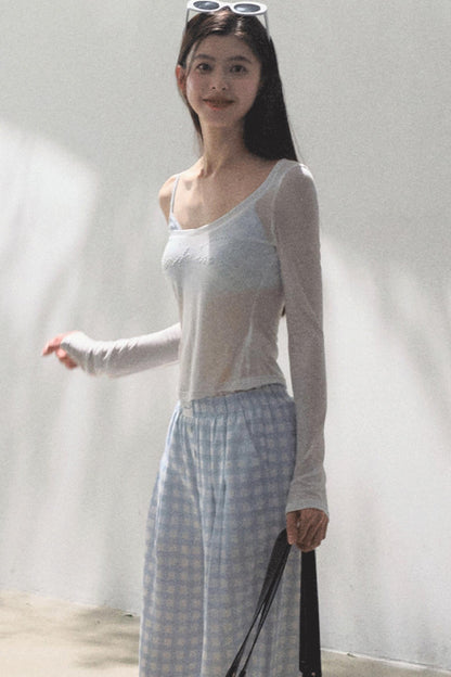 Wide-Leg Tencel Hemp Pants