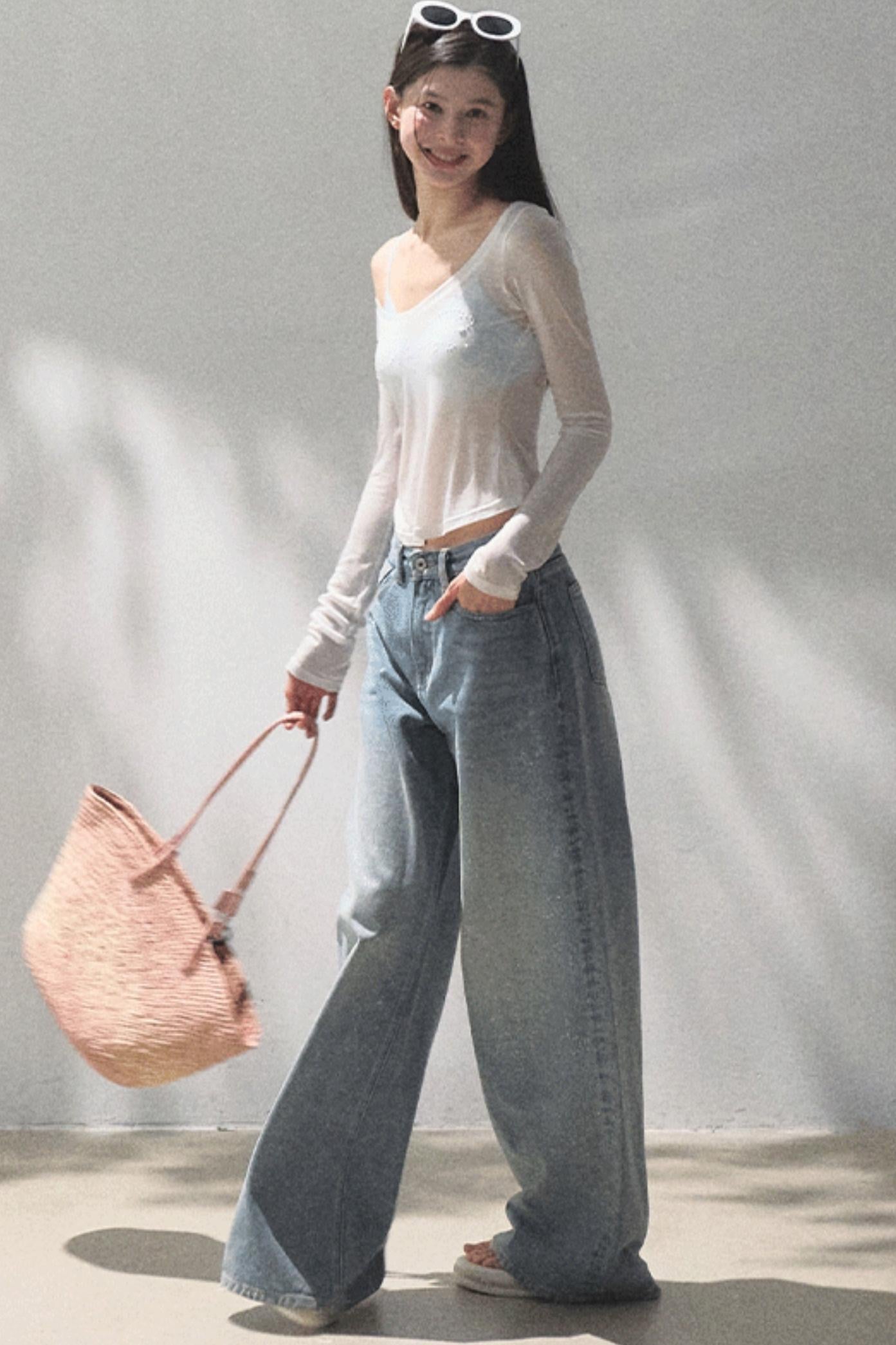 Stretch Chambray Camisole Set