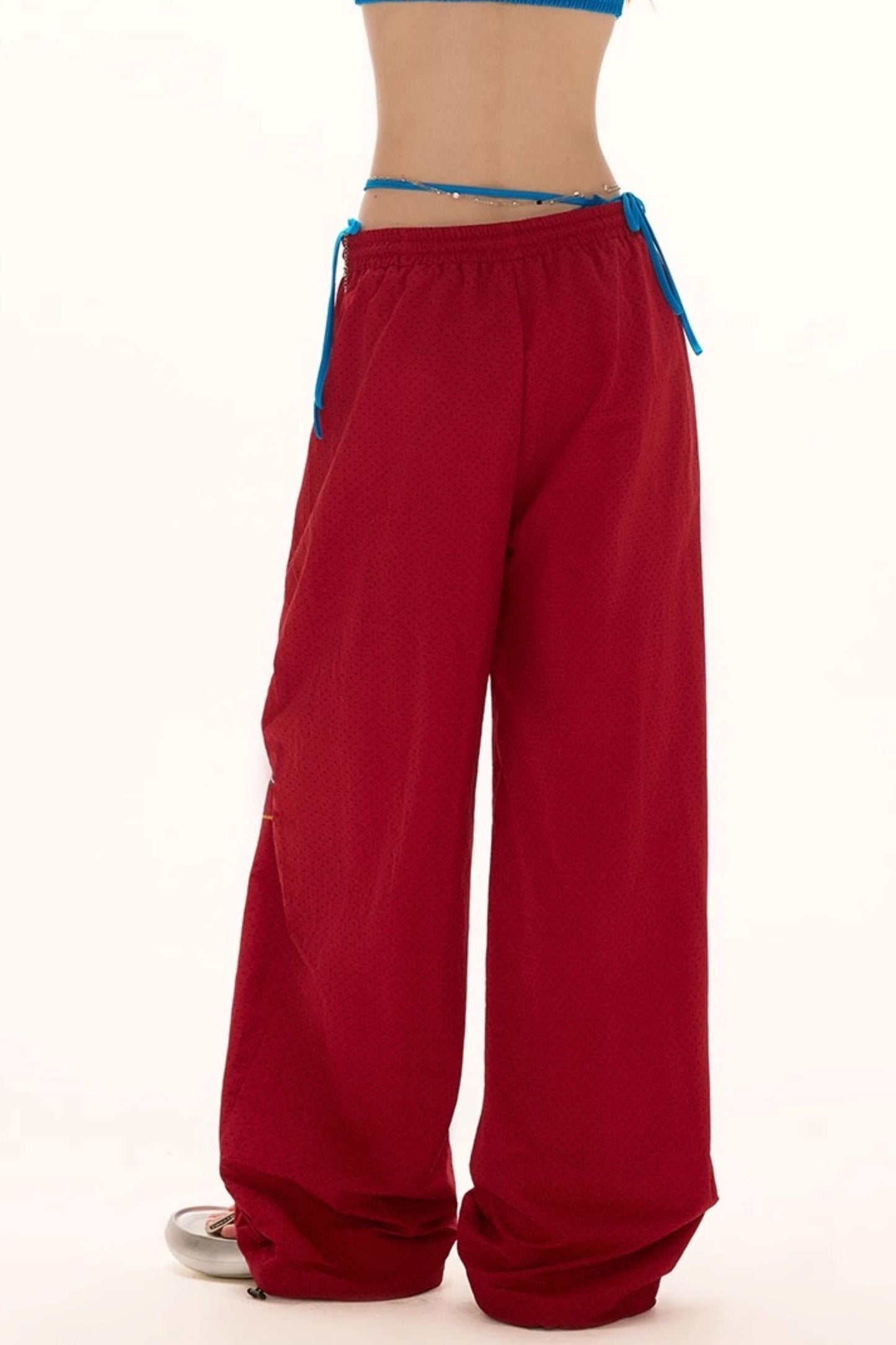 Summer Polka Dot Wide Leg Pants