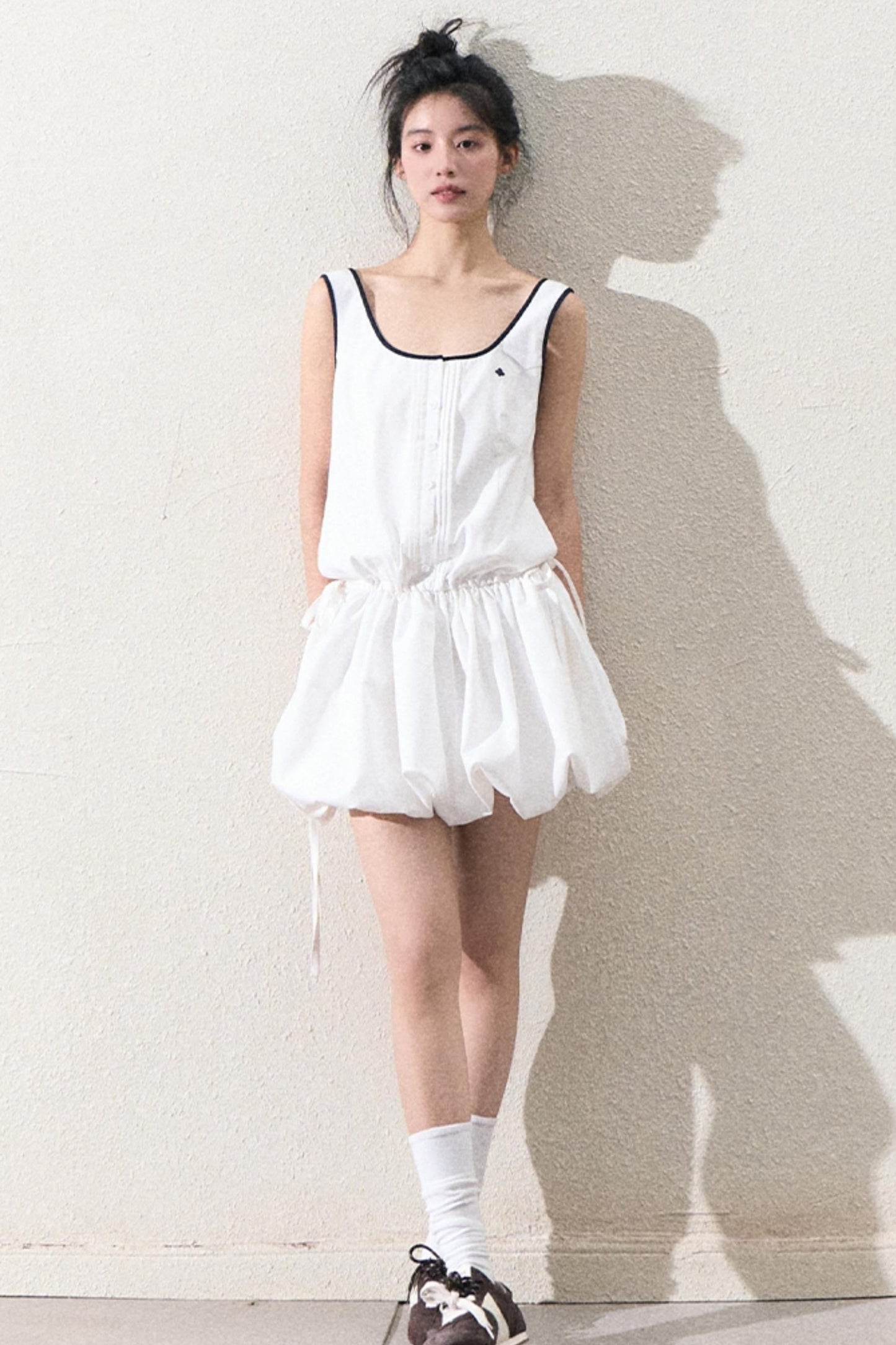 Sporty Chic Bud Skirt Dress