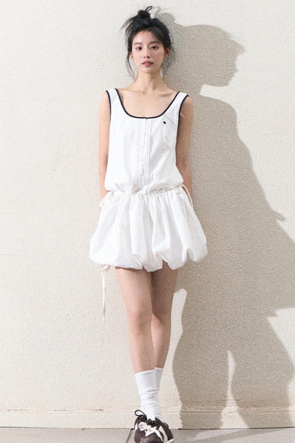 Sporty Chic Bud Skirt Dress