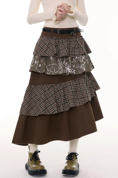 秋冬季高腰显瘦裙