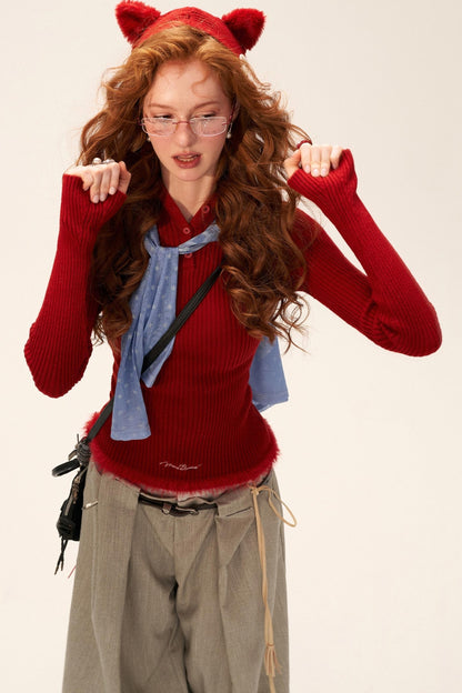 Cute Cat Ear Hooded Sweater