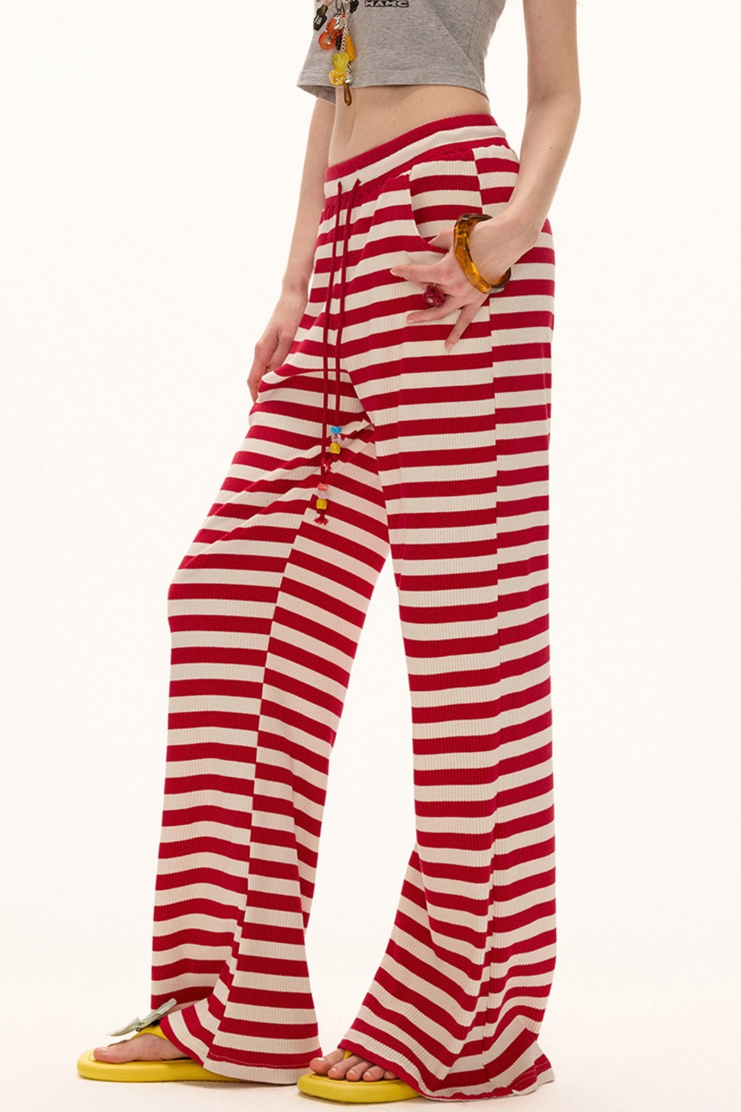 Summer Pink Wide Leg Pants