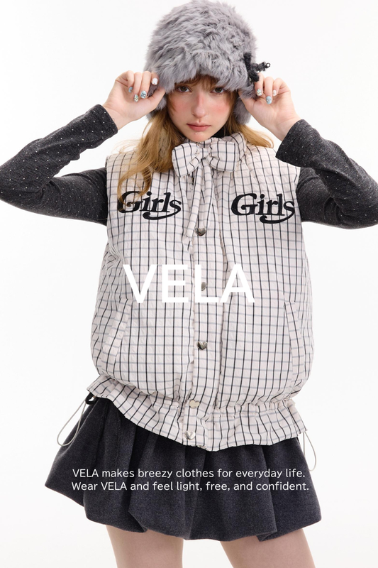 Autumn Embroidery Plaid Cotton Jacket