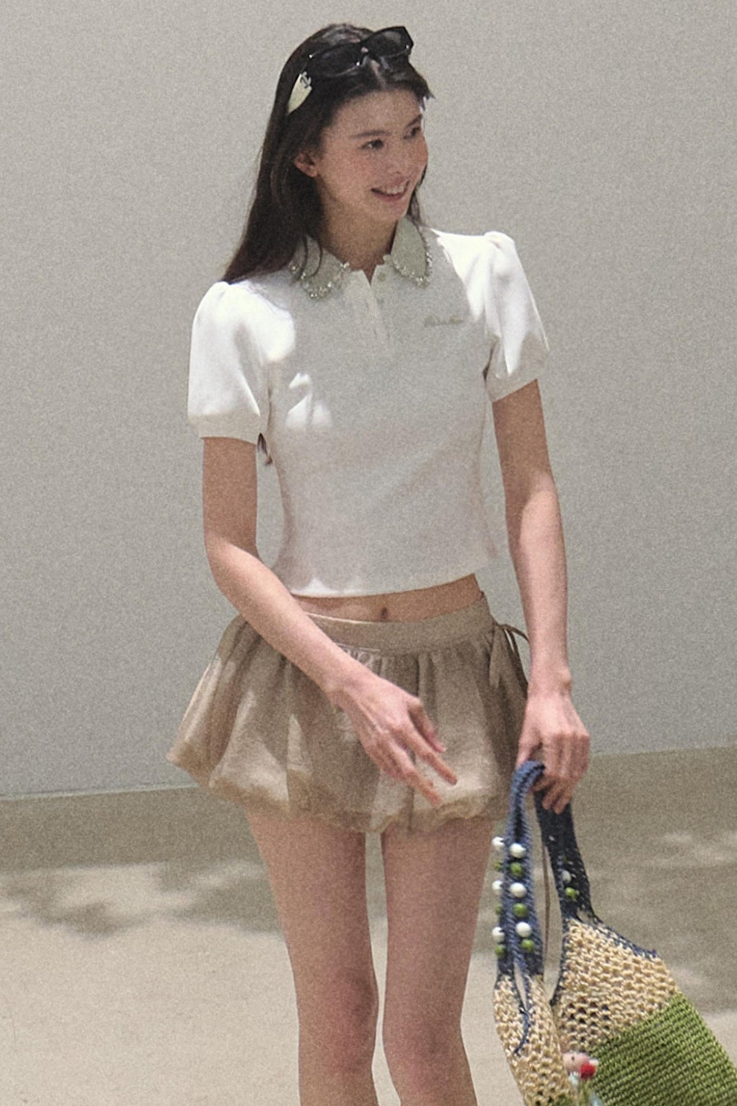 Sunset Diamond Polo Tee