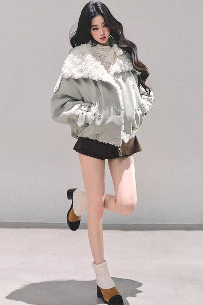 Black Autumn A-Line Shorts