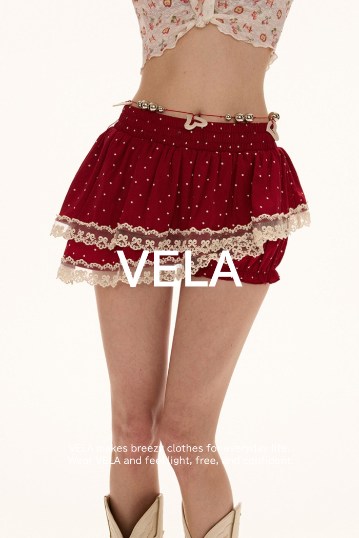 Pink Polka Dot Layered Half-Skirt