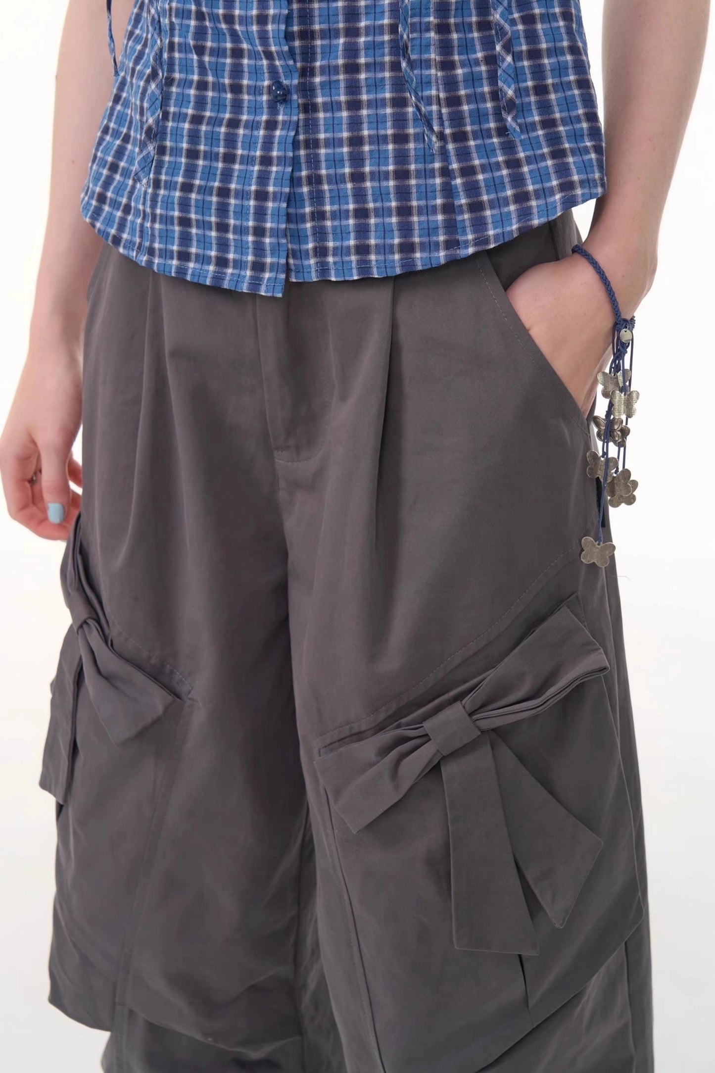 Chic Bow-Waist Trousers