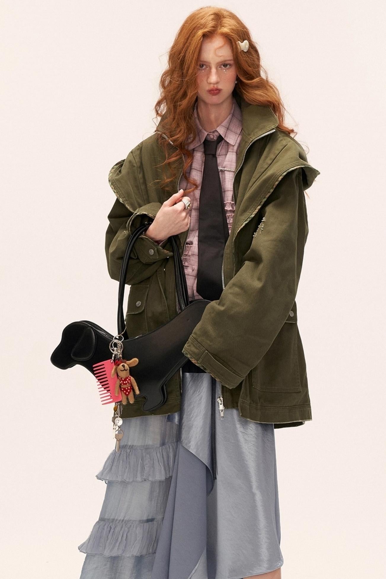 Micro-Sheer Long Skirt