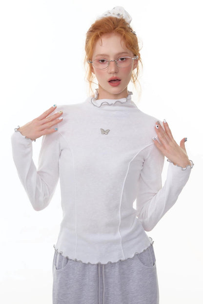 American Slim High Neck Top