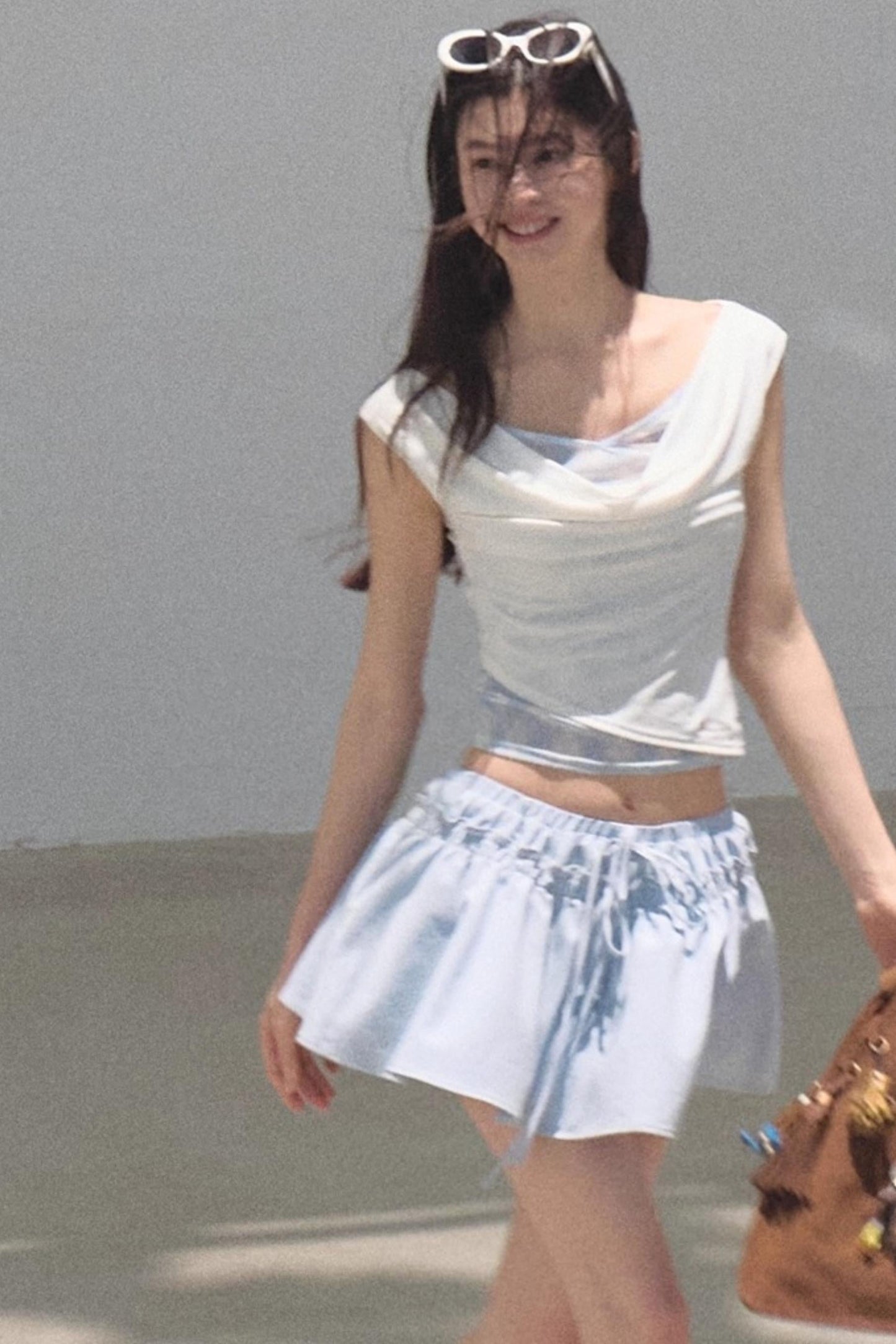 Rising Check Slim-Fit T-Shirt