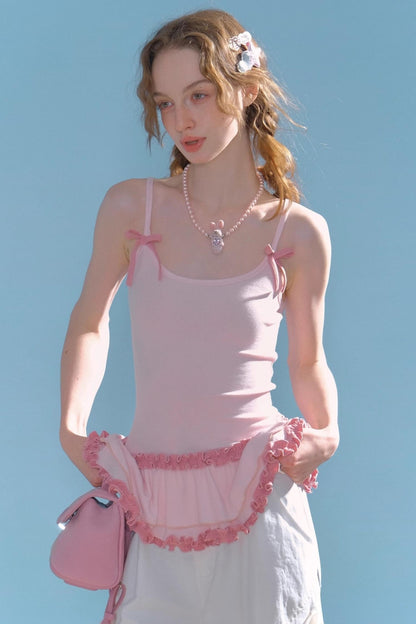 Summer Lace Knit Camisole