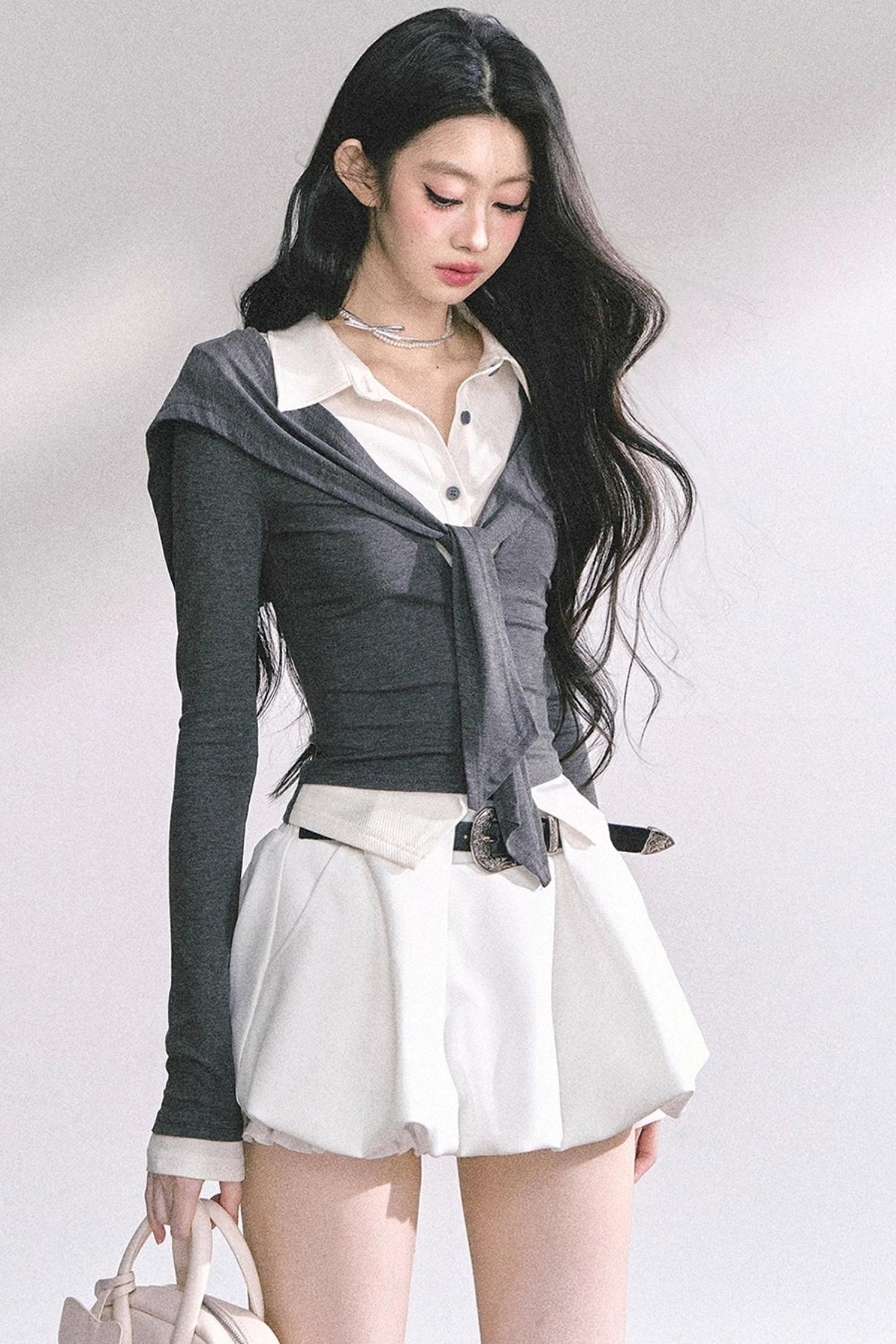 Autumn Waist Slimming Long-Sleeved Tops