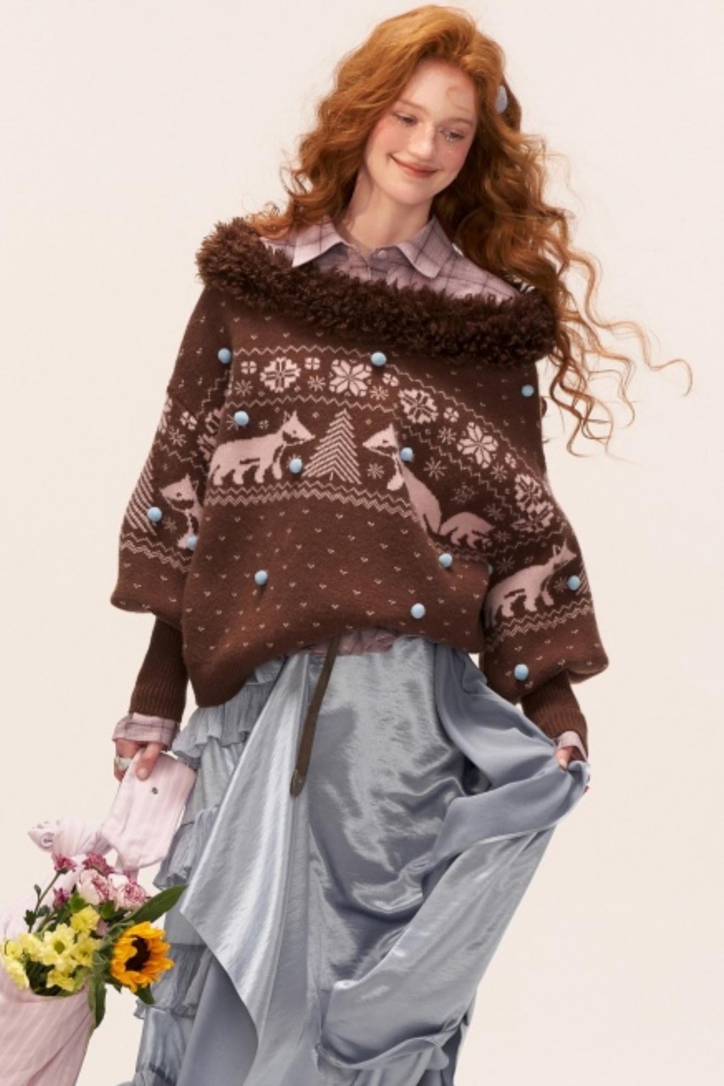 Fox Fair Island Knitted Sweater