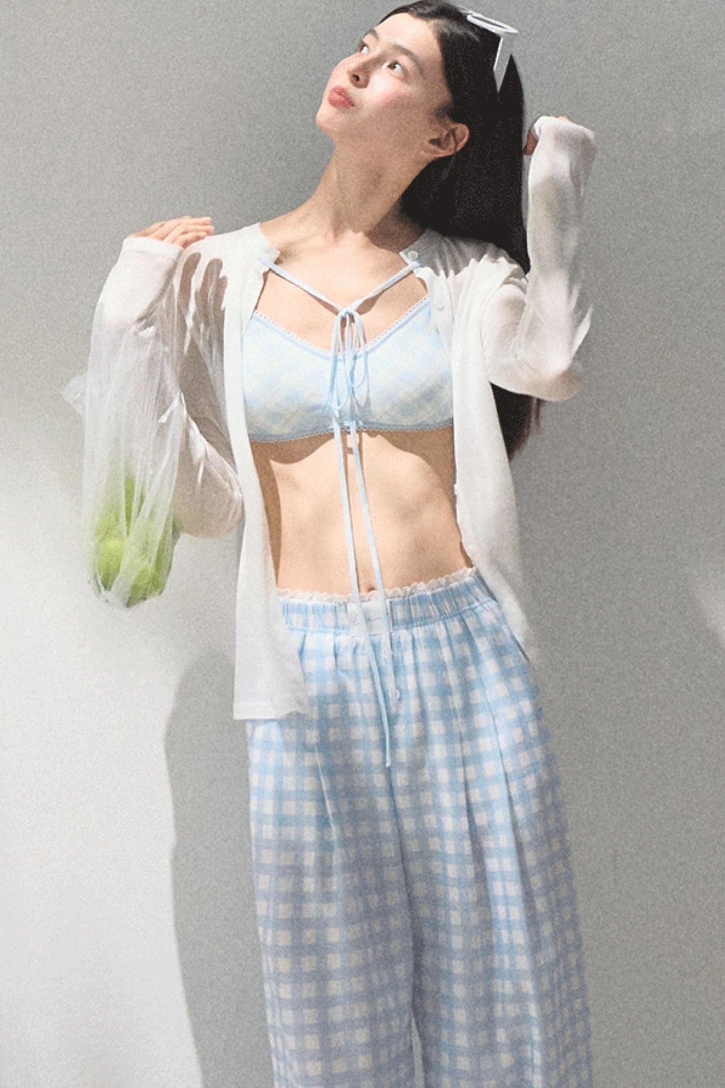 Wide-Leg Tencel Hemp Pants