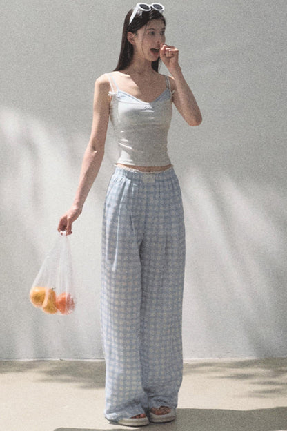 Stretch Chambray Camisole Set