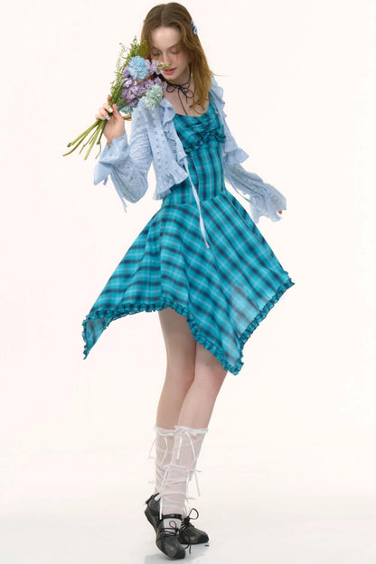 Summer Chic Plaid Dress