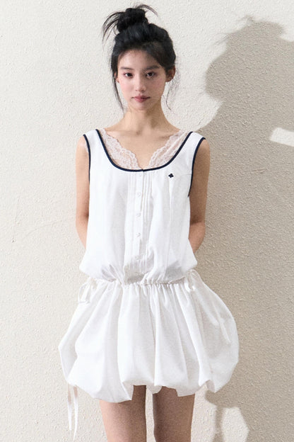 Sporty Chic Bud Skirt Dress