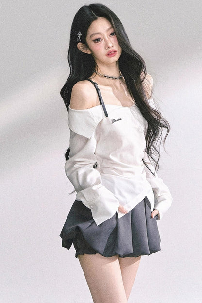 London One-Shoulder Shirt