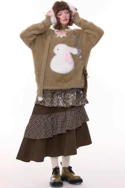 秋冬季高腰显瘦裙