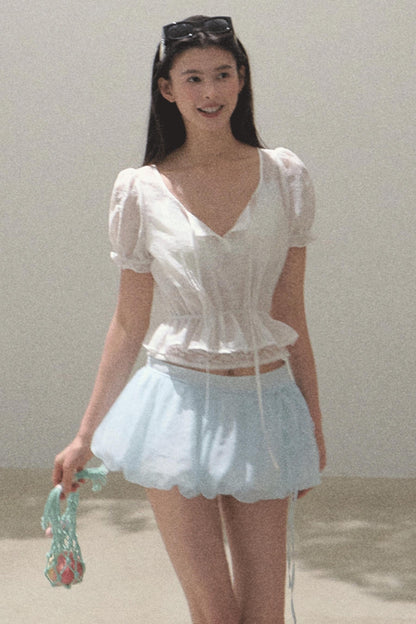 Windfold Bubble Sleeve Shirt